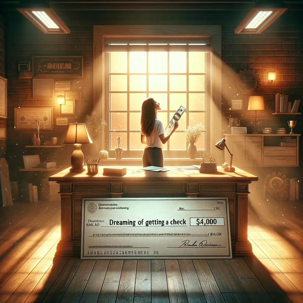 수표 받는 꿈 해몽 해석