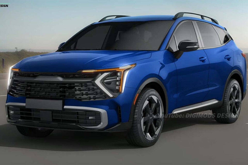 기아 스포티지 페이스리프트 예상도 공개, 하이브리드 모델 출시