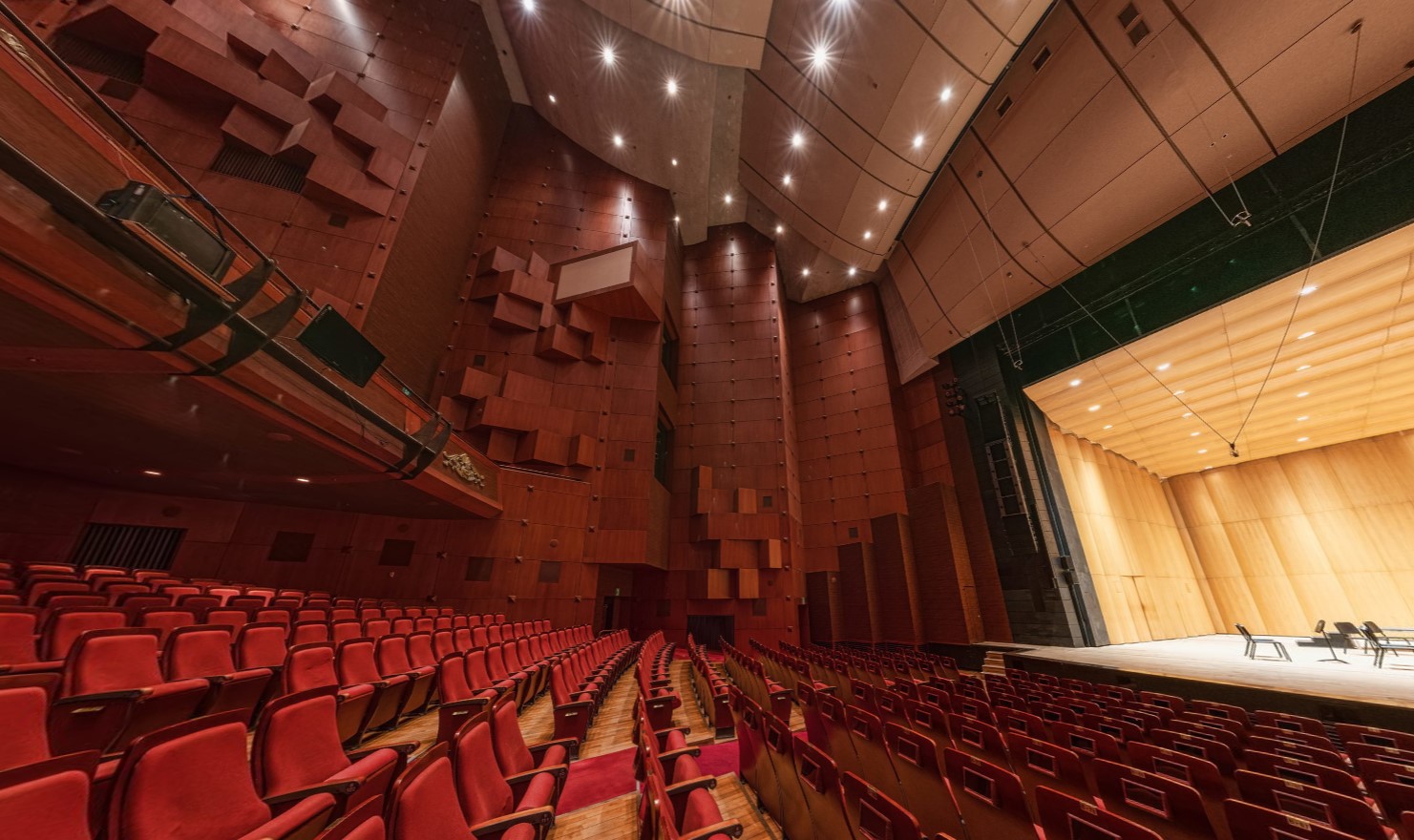 세종문화회관 세종 대극장 좌석 배치도 전경