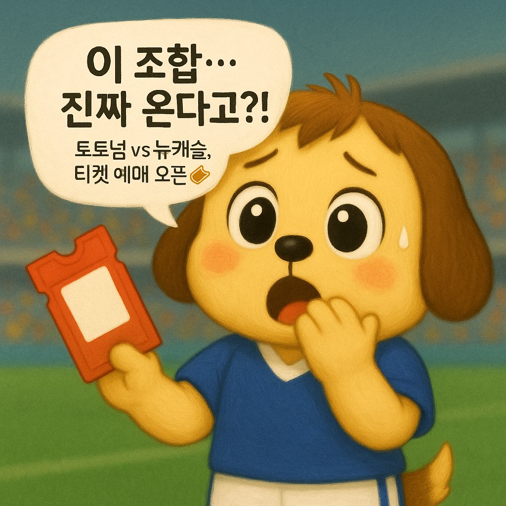 토트넘 뉴캐슬 쿠팡플레이 예매 홍보 이미지