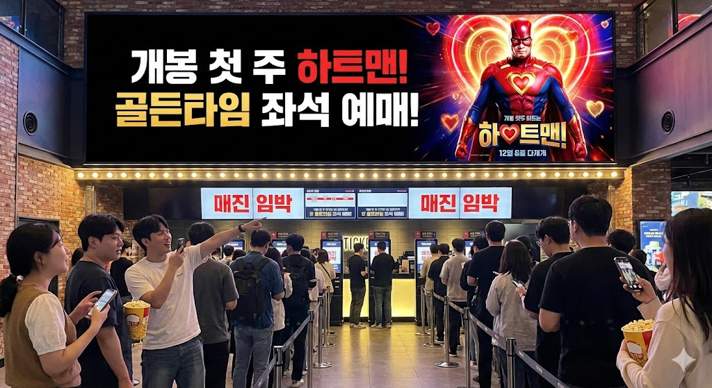 개봉 첫 주 하트맨!