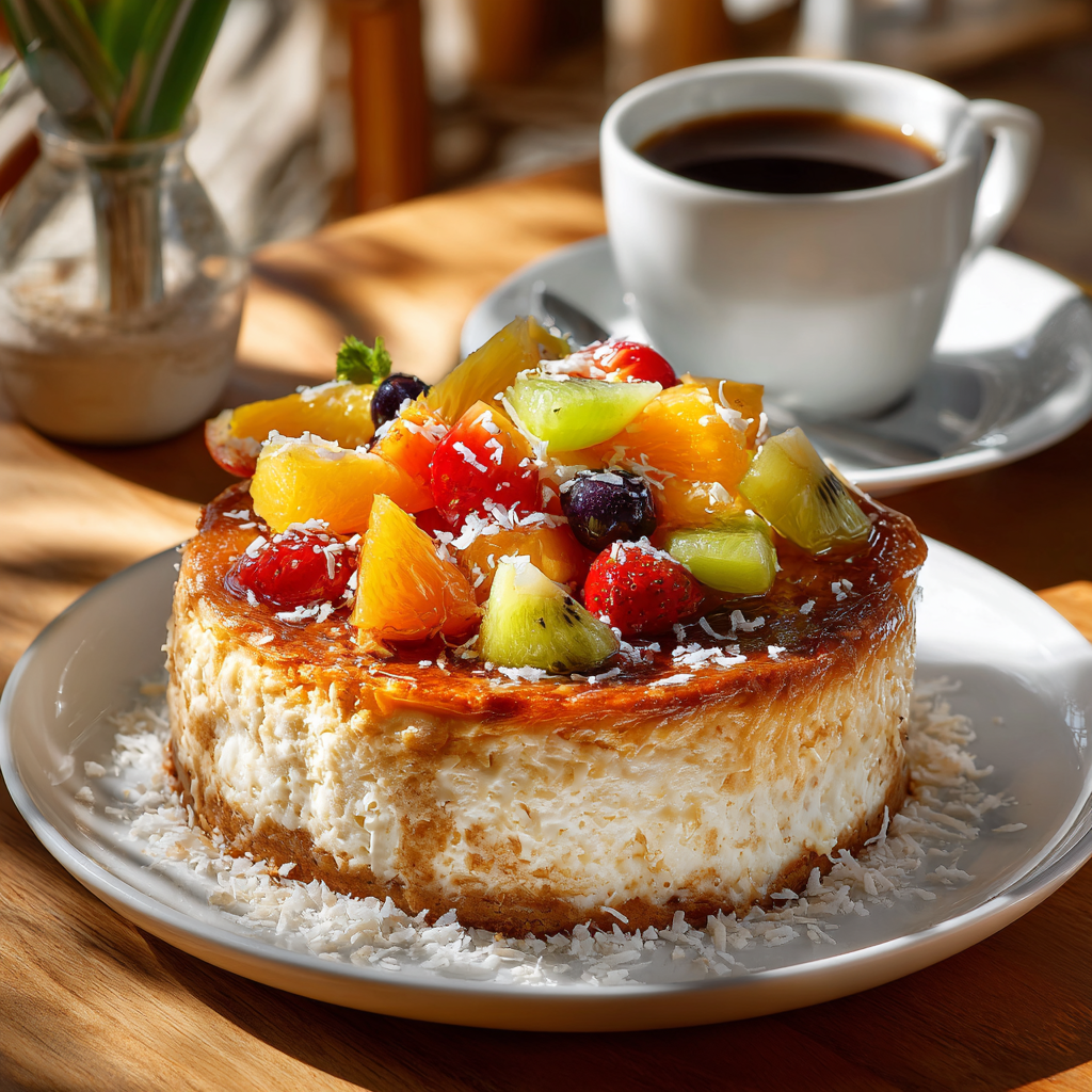 코코넛 치즈케이크 레시피