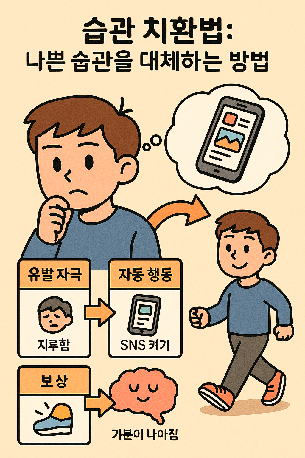 습관 치환법: 나쁜 습관을 대체하는 방법