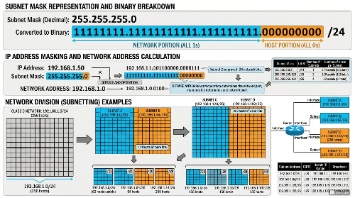 서브넷 마스크 계산법 네트워크 크기 참고 이미지