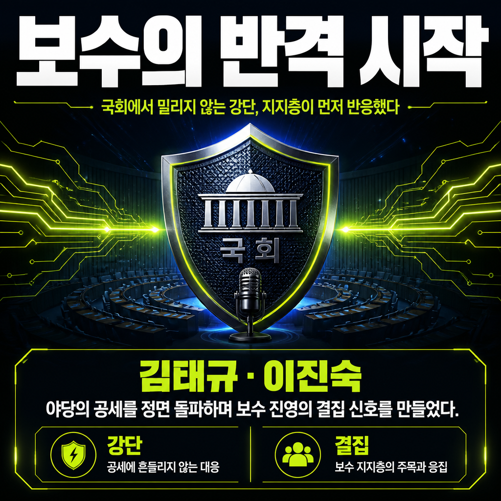 보수의 반격 시작