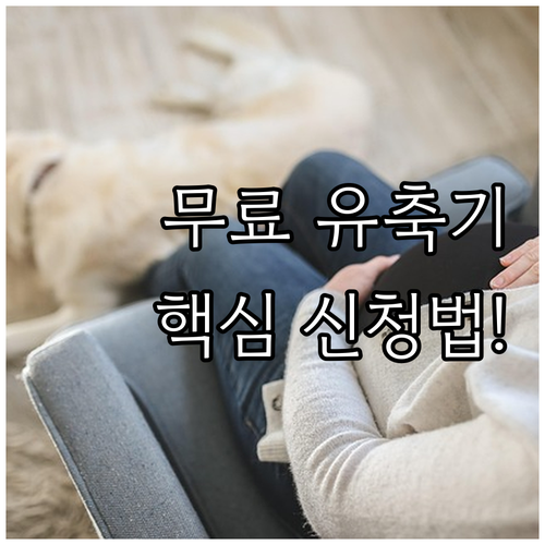 2025년 화순군 보건소 유축기 무료..