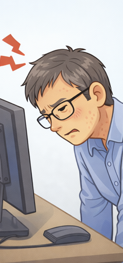 착용 자세의 중요성에 관한 사진