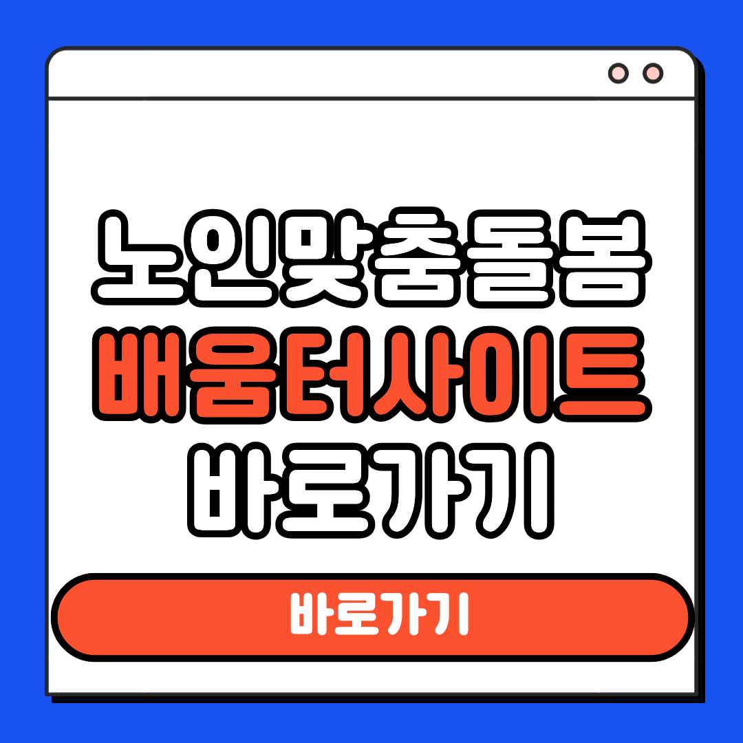 노인맞춤돌봄서비스