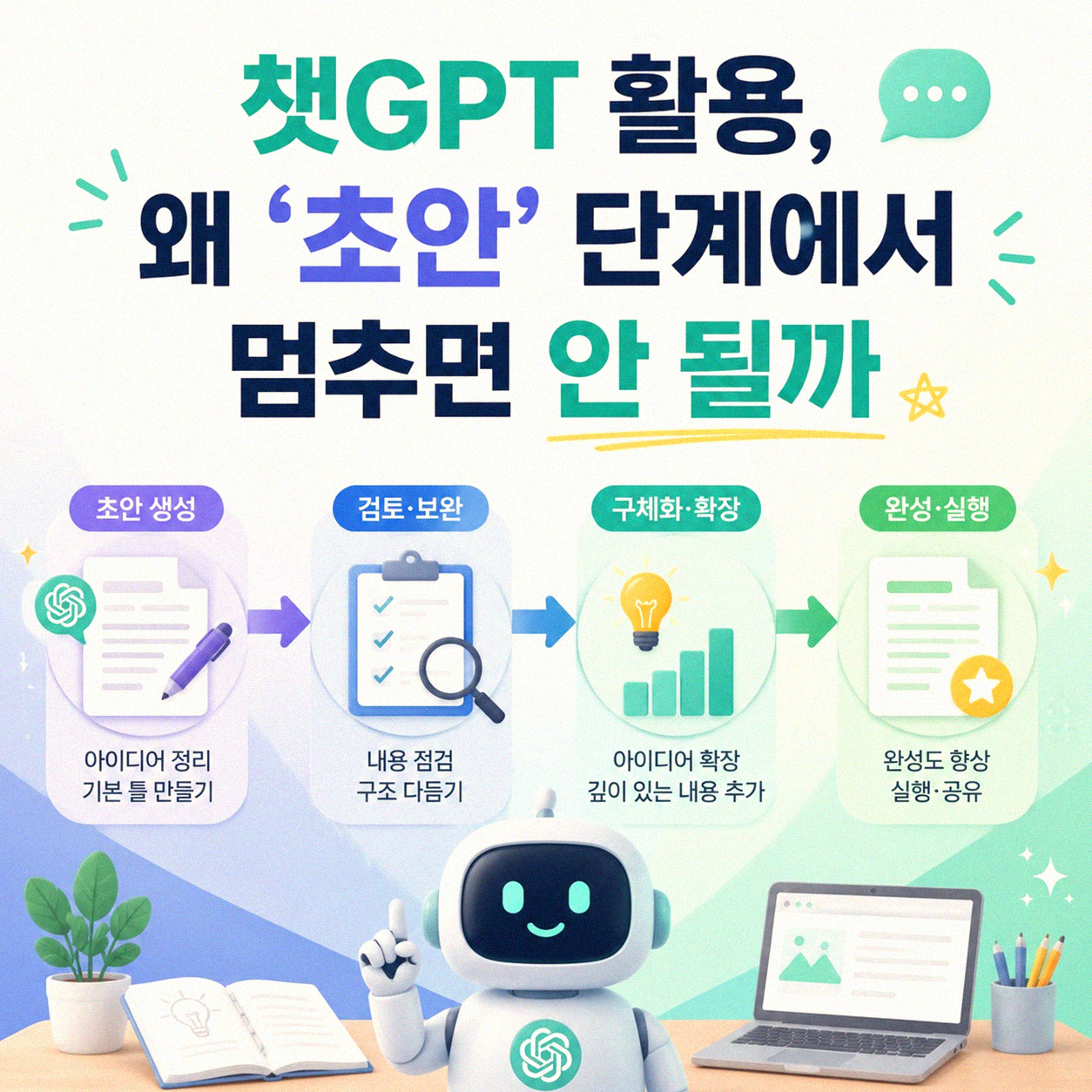 챗GPT로 초안 쓰고 내가 고치는 작업, 제대로 하고 있나요?