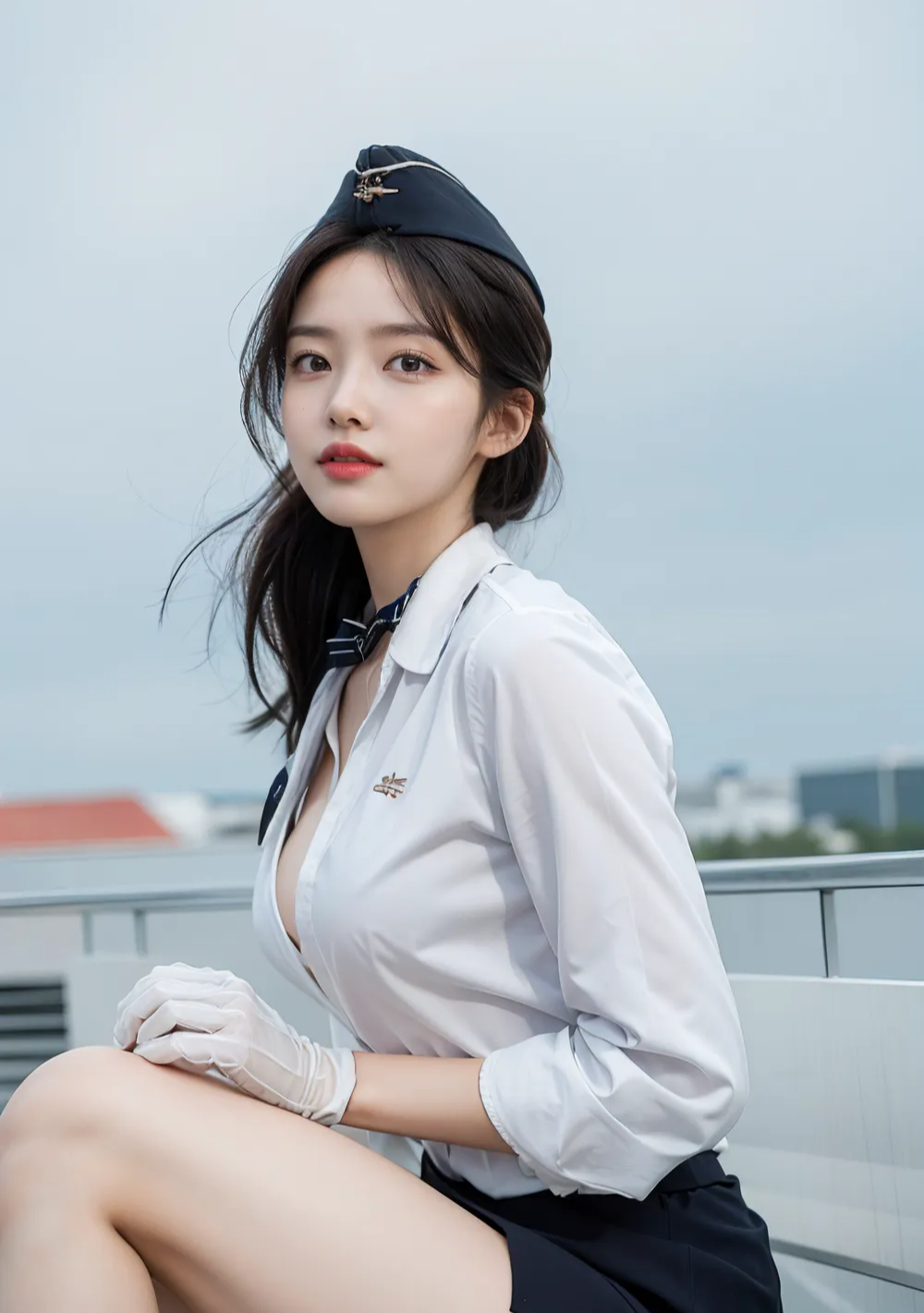 항공사 스튜어디스 컨셉