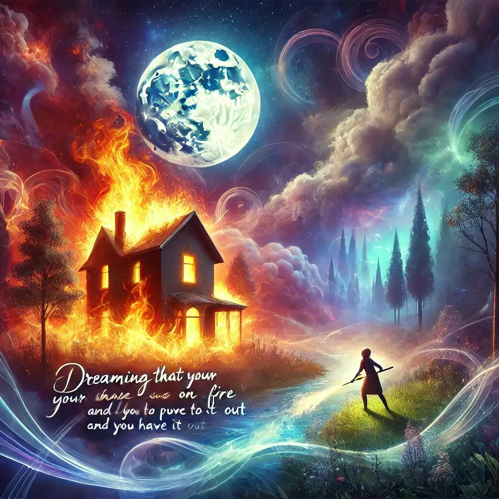 집에 불나서 끄는 꿈