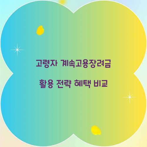 고령자 계속고용장려금