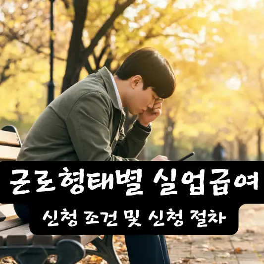근로 유형별 실업급여 신청 절차 신청 요건
