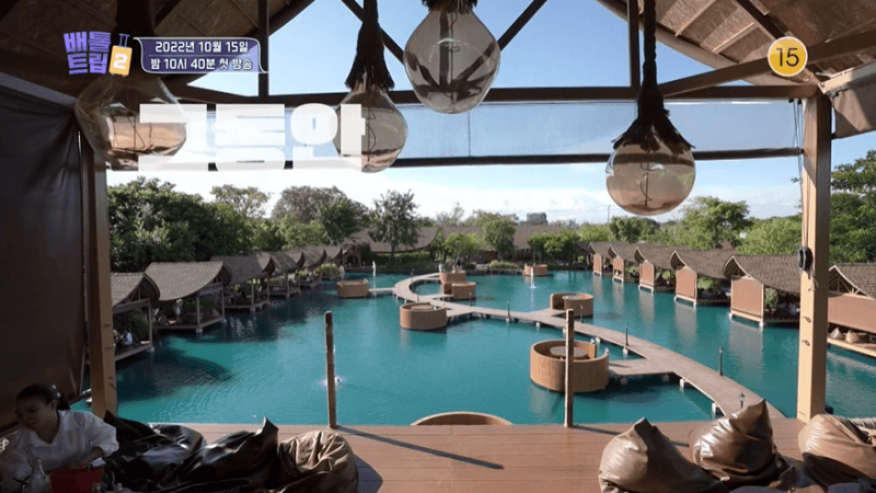 태국의-리조트-스타일의-카페