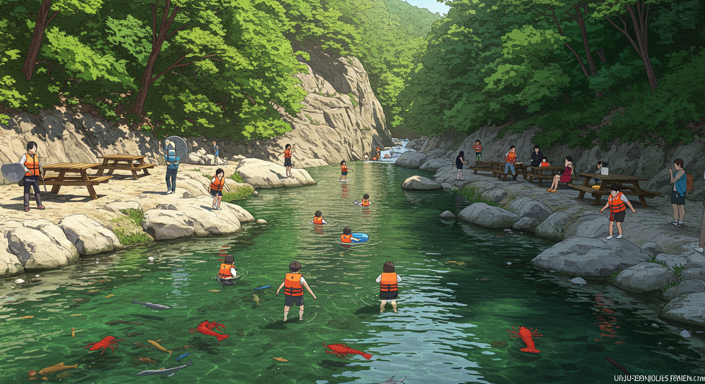 울산 울주 철구소 계곡 생태 공간과 물놀이