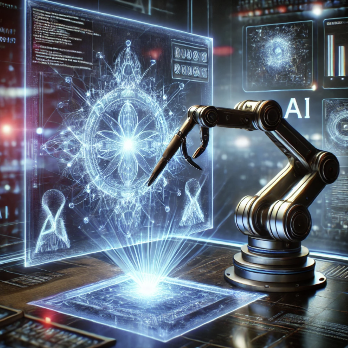 AI API 자동화를 형상화한 사진