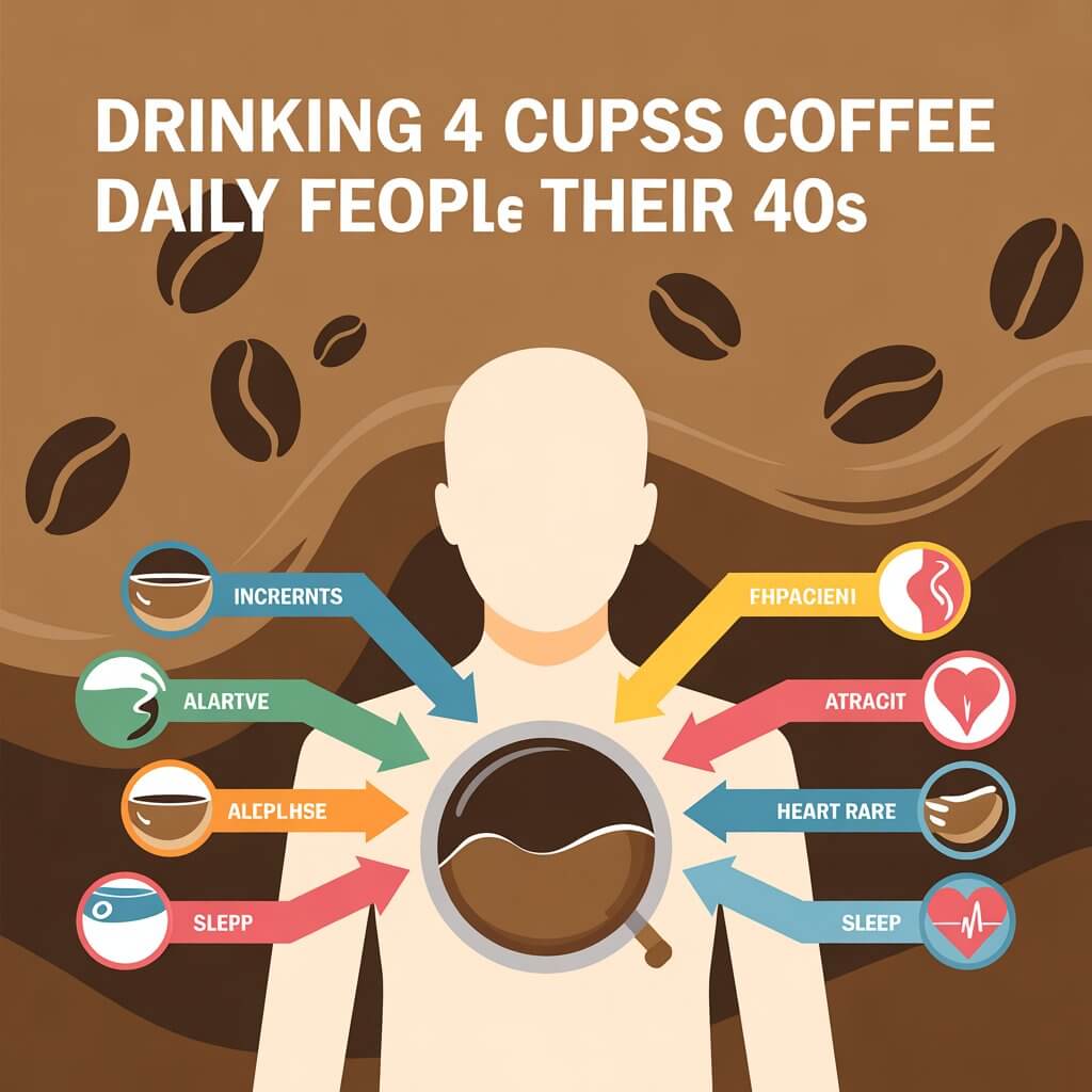 40대 커피 하루 4잔!! 건강에 어떨까?