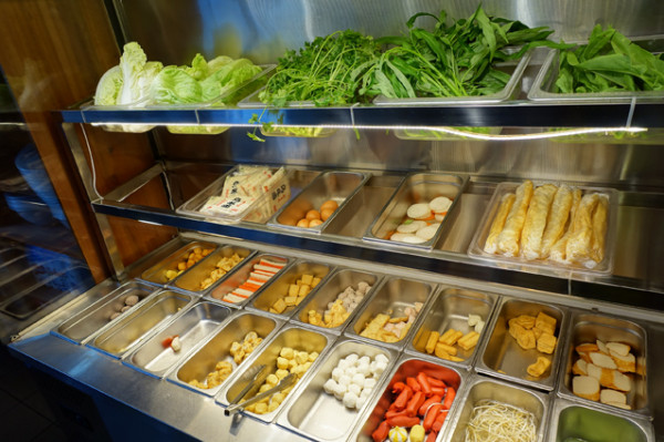 마라탕 재료 선택 채소 당면 두부