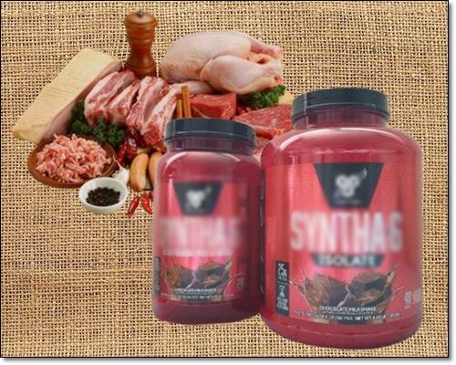 단백질보충제와고기