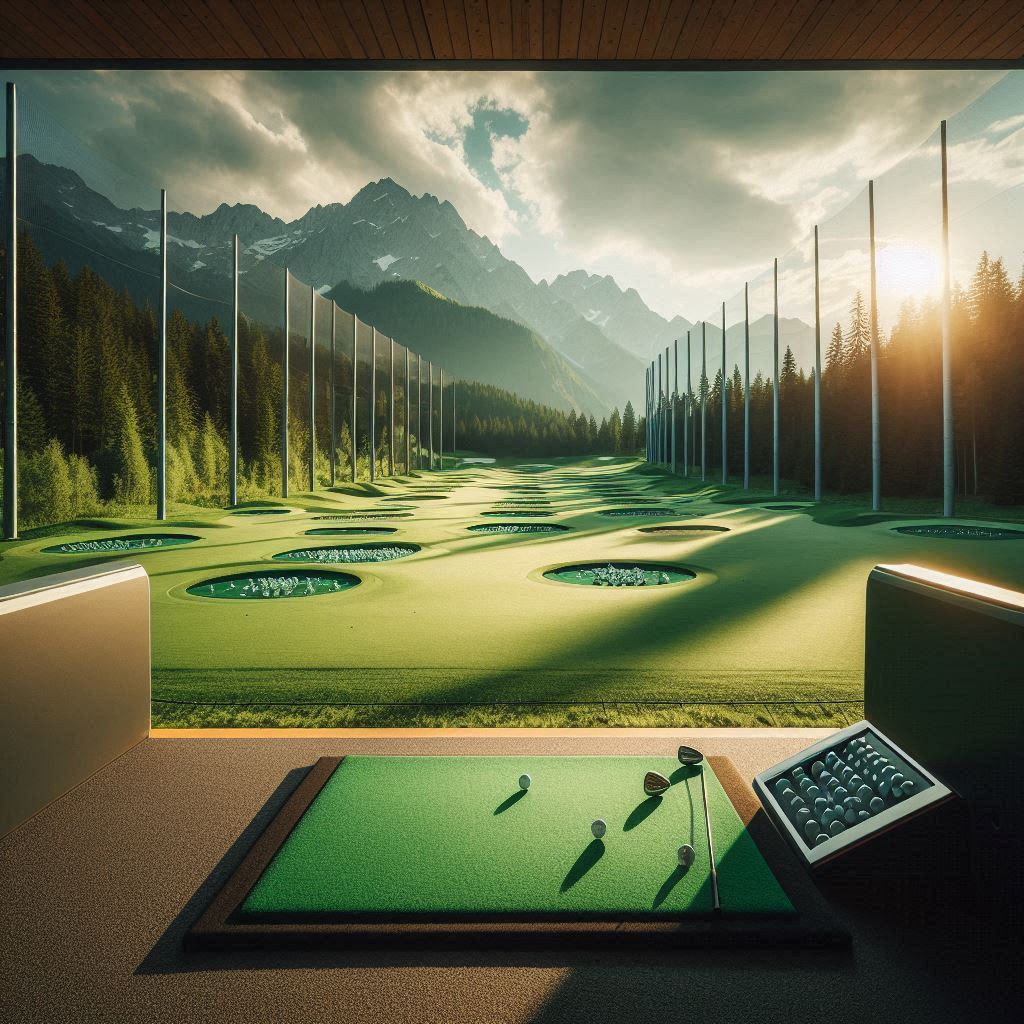 실외골프연습장 배경