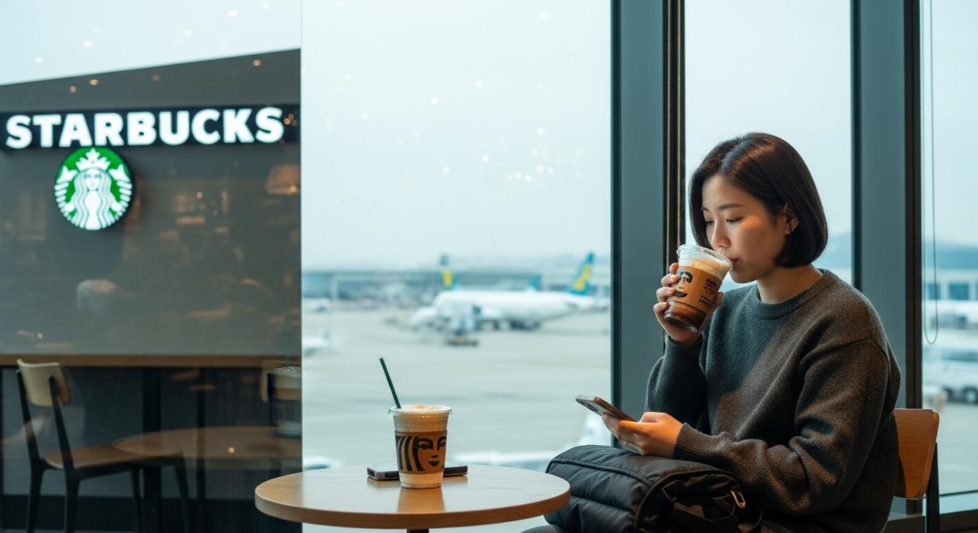 김포공항내 스타벅스