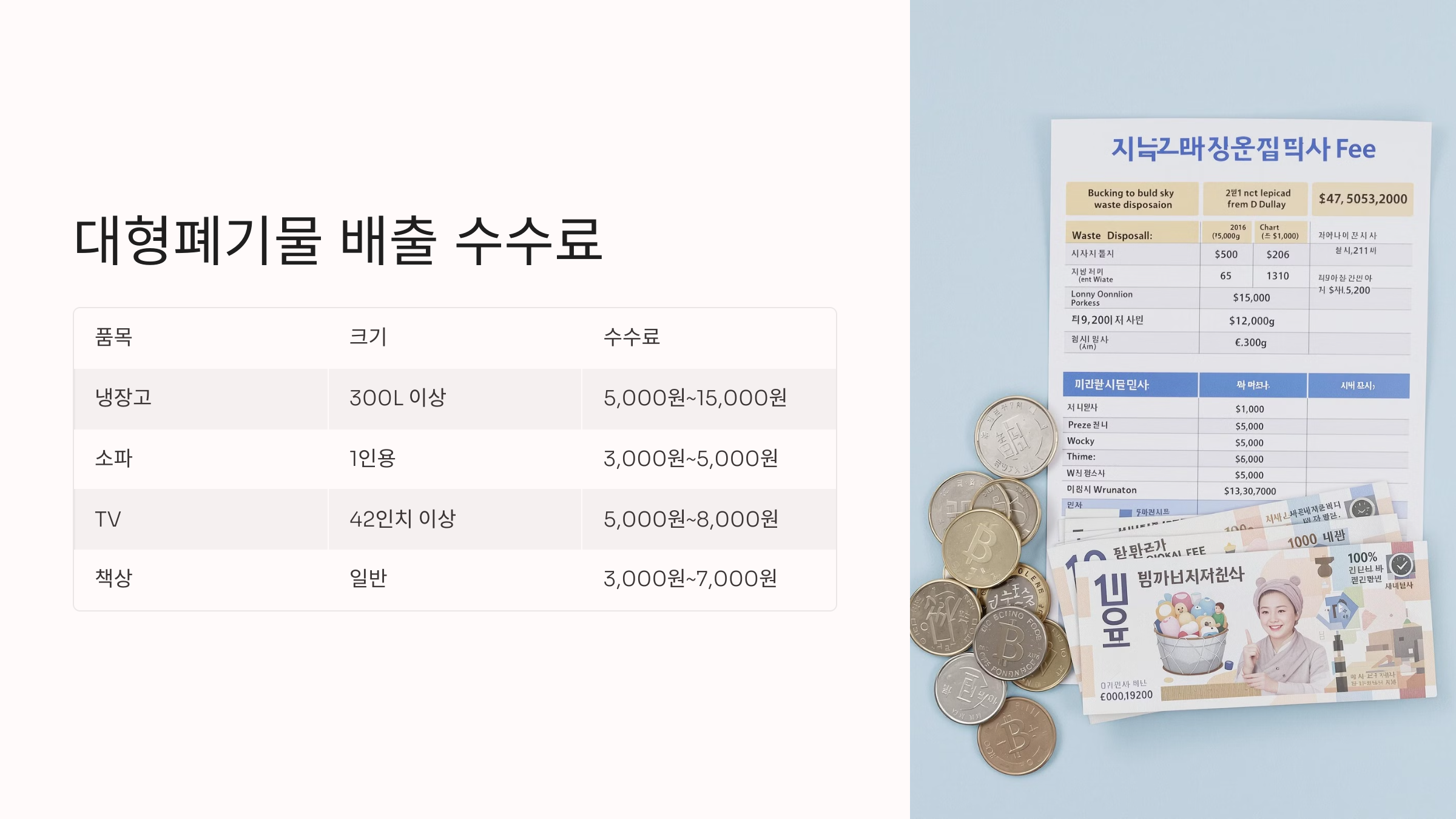 대형폐기물 처리방법 완벽 가이드