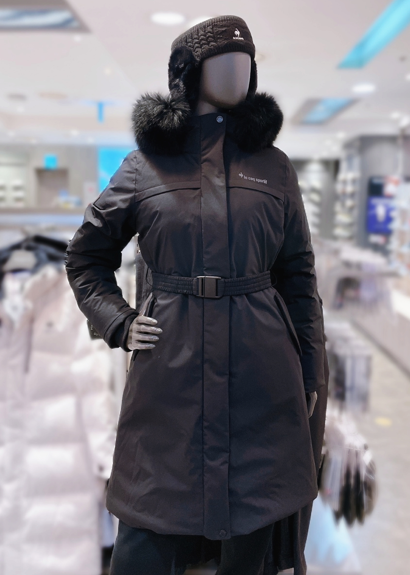 르꼬끄 우먼스 슬림핏 속사시 코트다운 구스롱패딩 QN422ODJN2