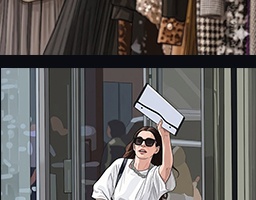 영화 &amp;#39;악마는 프라다를 입는다 2&amp;#39;의 주요 장면들을 모아놓은 3x2 배열의 이미지 콜라주. 미란다 프리스틀리(메릴 스트립)와 앤디 삭스(앤 해서웨이)의 카리스마 넘치는 모습&amp;#44; 패션 워크숍&amp;#44; 레드카펫 행사&amp;#44; 파파라치 등 다양한 에피소드를 담은 스틸컷들로 구성