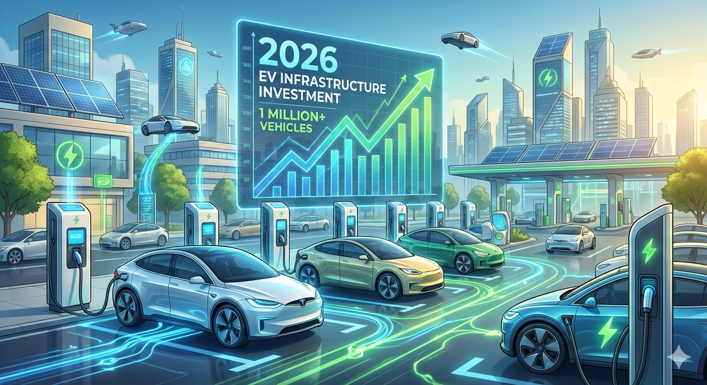 2026년 전기차 충전 인프라 투자 전망: 100만 대 시대의 핵심 수익 전략