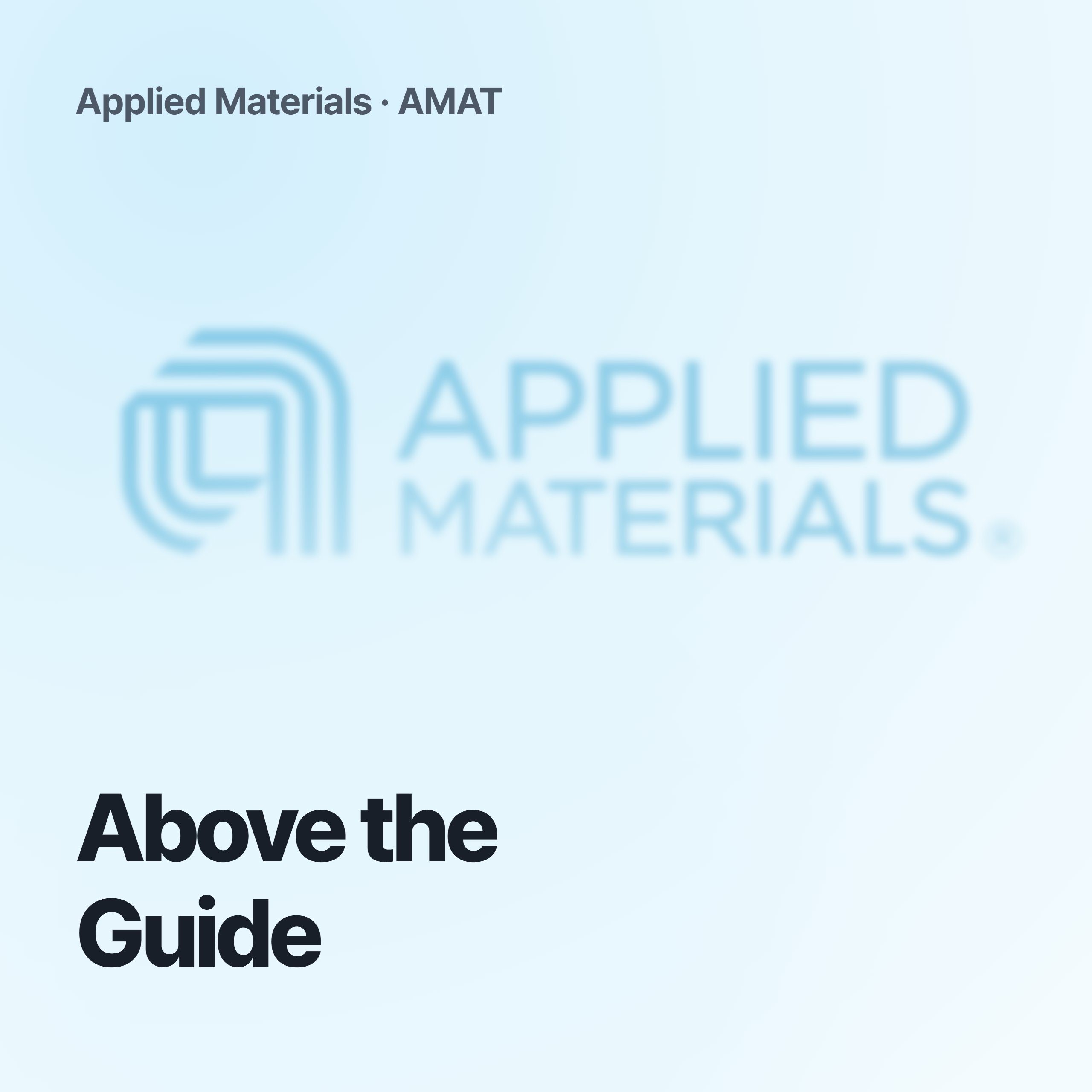 Applied Materials (AMAT): fiscal 2026 third quarter results, reported August 13, 2026