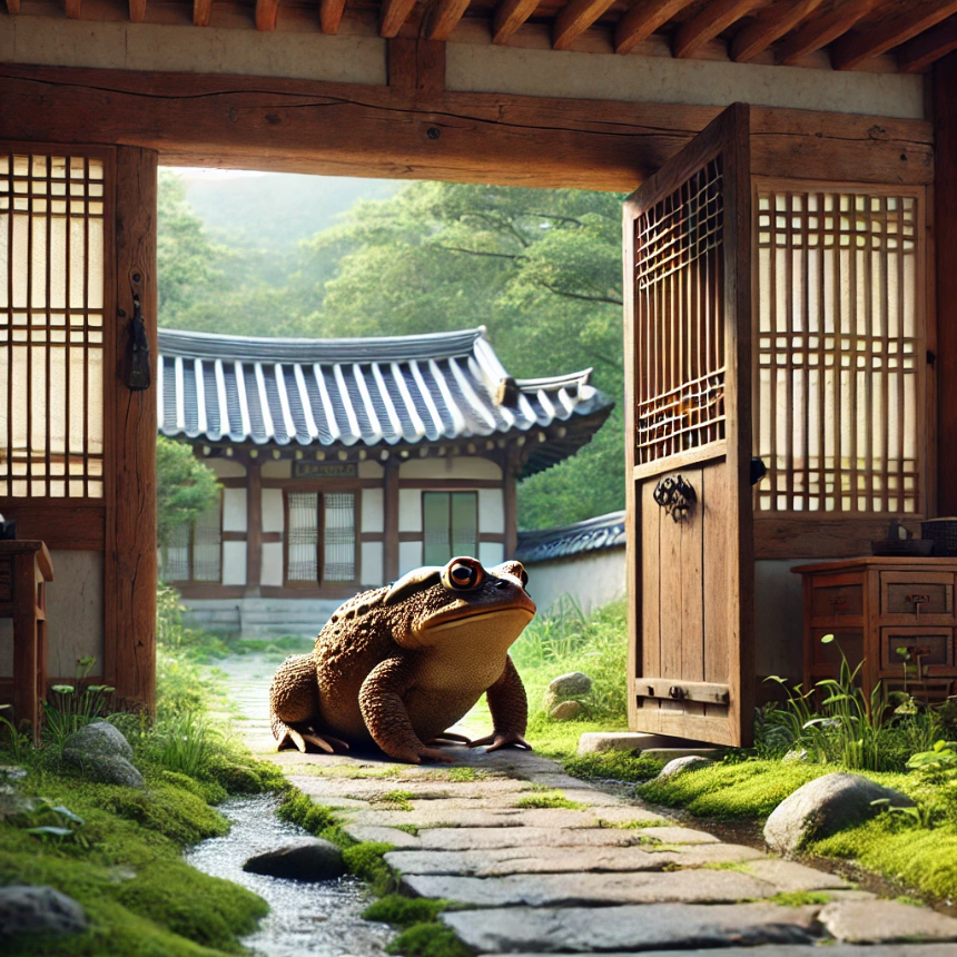 두꺼비가 집에 들어오는 꿈