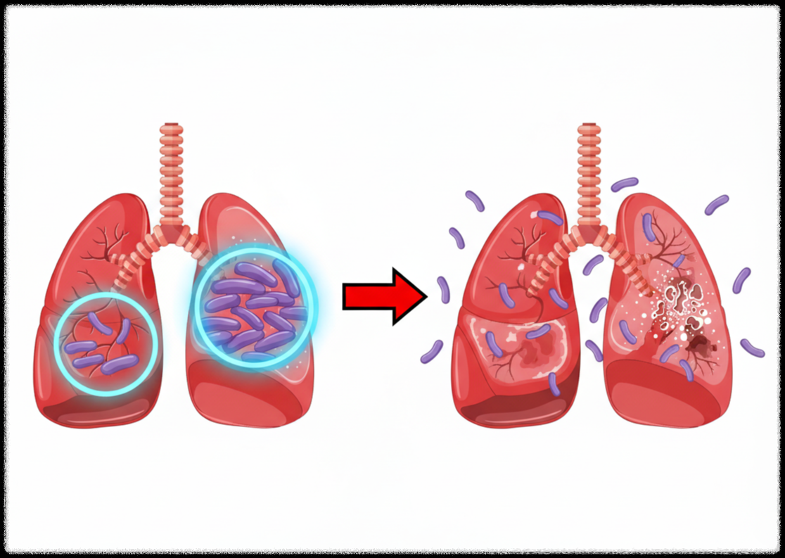 잠복결핵과 활동성 결핵 차이, 치료해야 하는 경우는?