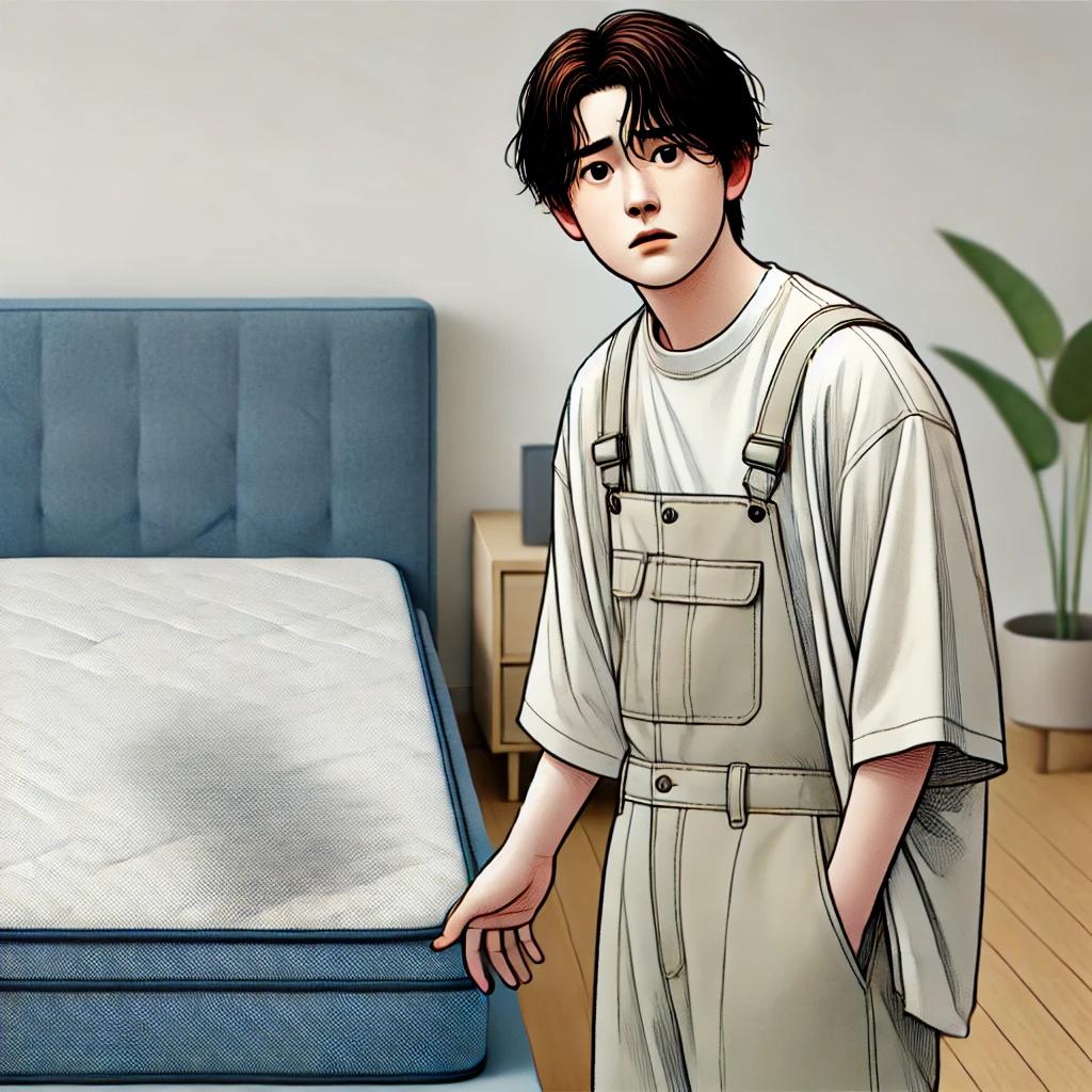 침대 매트리스 오줌 청소법