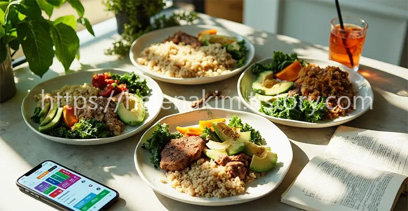 식이섬유가 많은 음식 이미지.