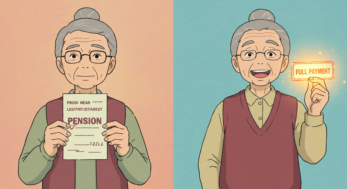 현재 기준과 개편안의 차이를 대비한 장면