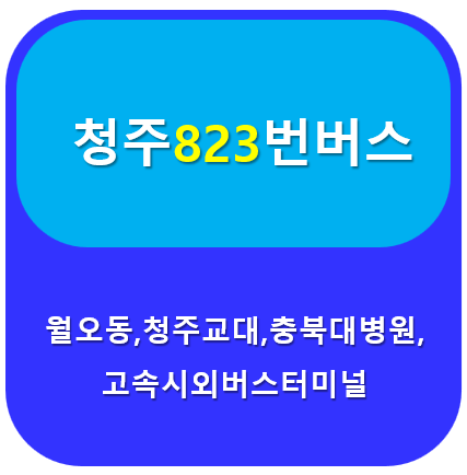 청주823번버스노선