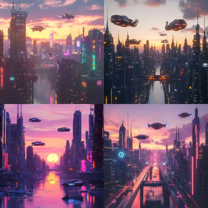 chaos 값을 10으로 설정해서 만들어진 이미지 2