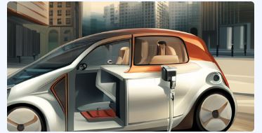 전기차 배터리 충전 모습