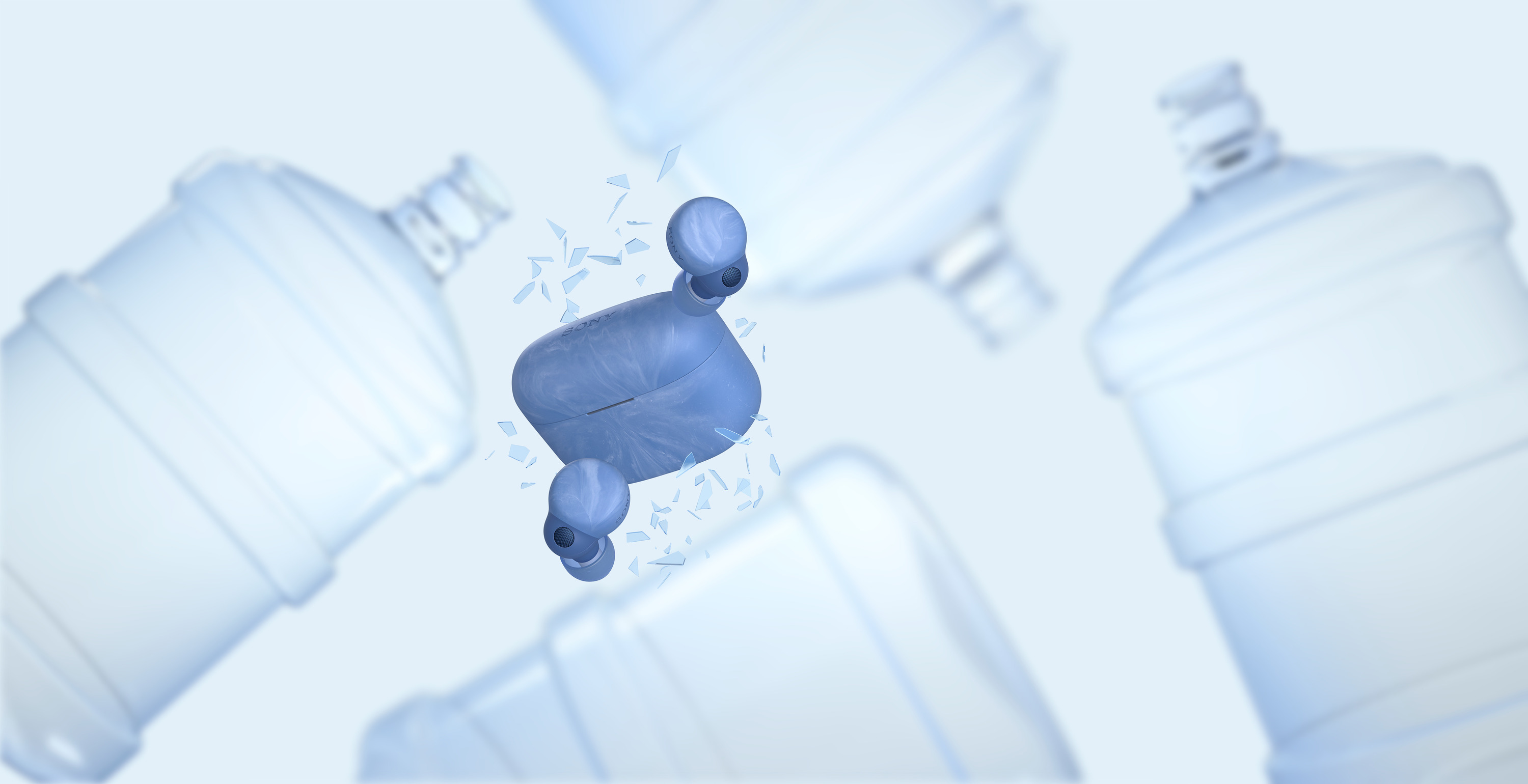 링크버즈 S(LinkBuds S)의 ‘어스 블루(Earth Blue)’ 컬러