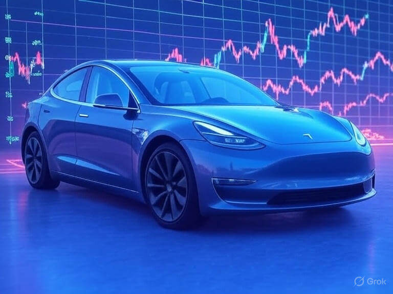 테슬라 주가 관련 이미지