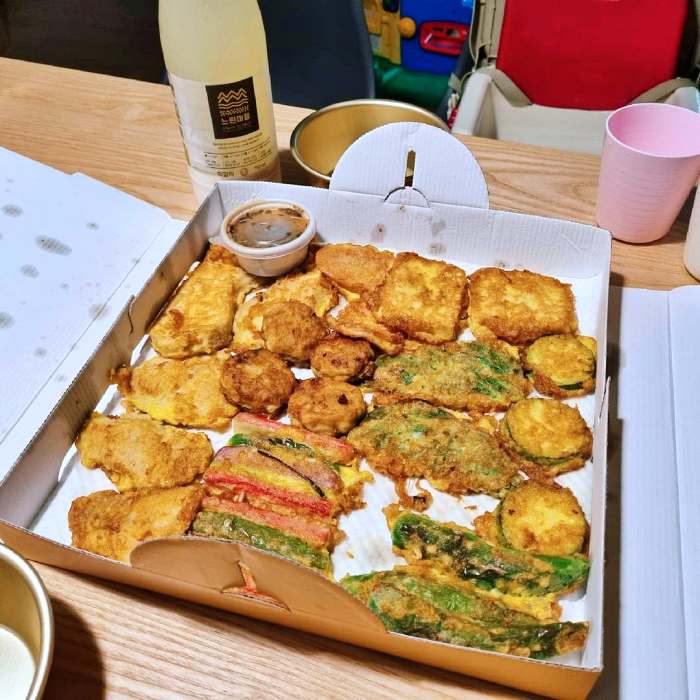 생방송 오늘저녁 부천 역곡상상시장 한국식 피자 빈대떡 맛집