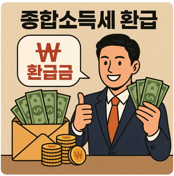 종합소득세 환급 이미지