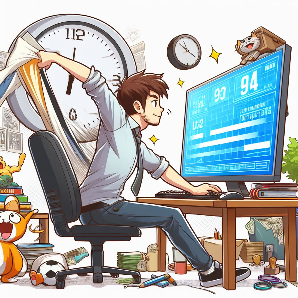 활기찬 모습의 남성