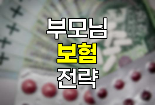 부모님 보험 선택과 준비 전략