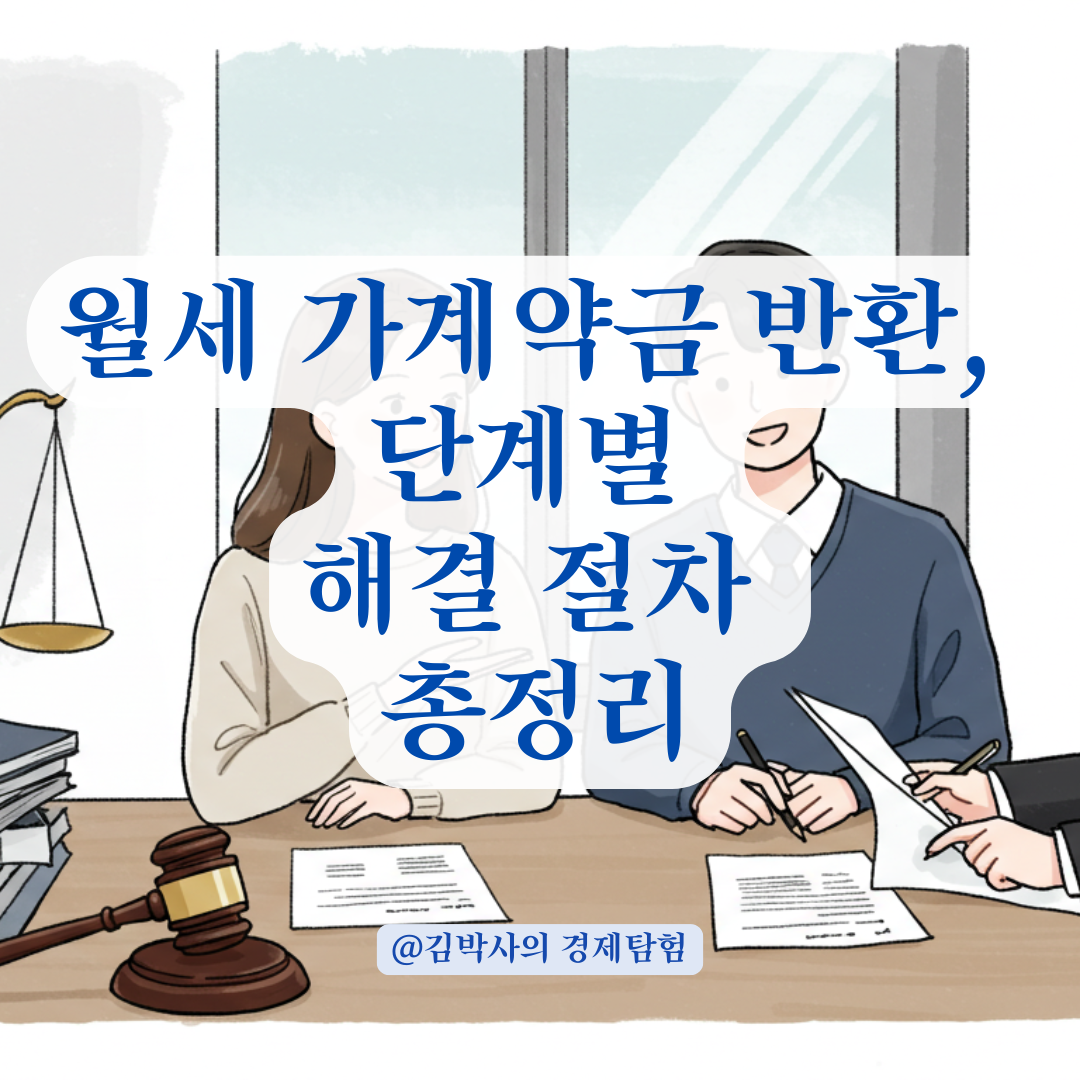 월세 가계약금 반환 분쟁, 합리적으로 해결하는 절차 가이드.