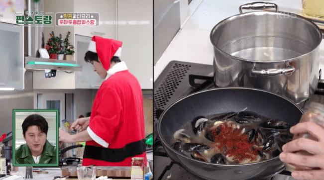 토마토 홍합 파스탕
