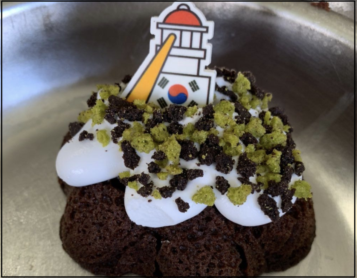 독도의 날 케이크가 정성스럽다.
