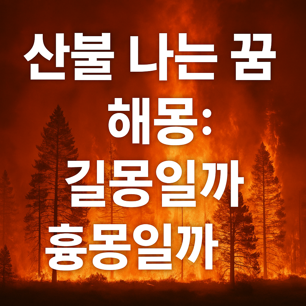 산불 나는 꿈
