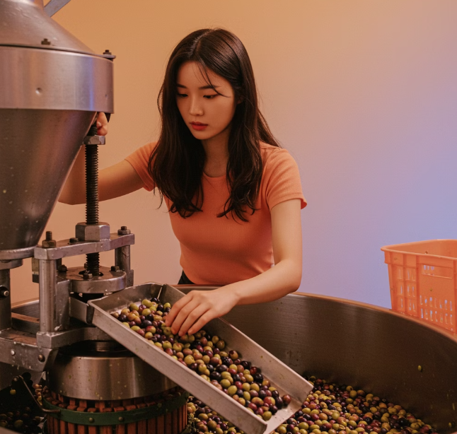 엑스트라버진 올리브오일의 만드는 과정 2