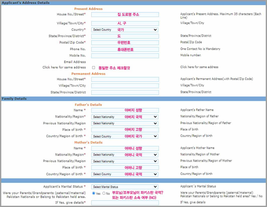 인도 전자 비자